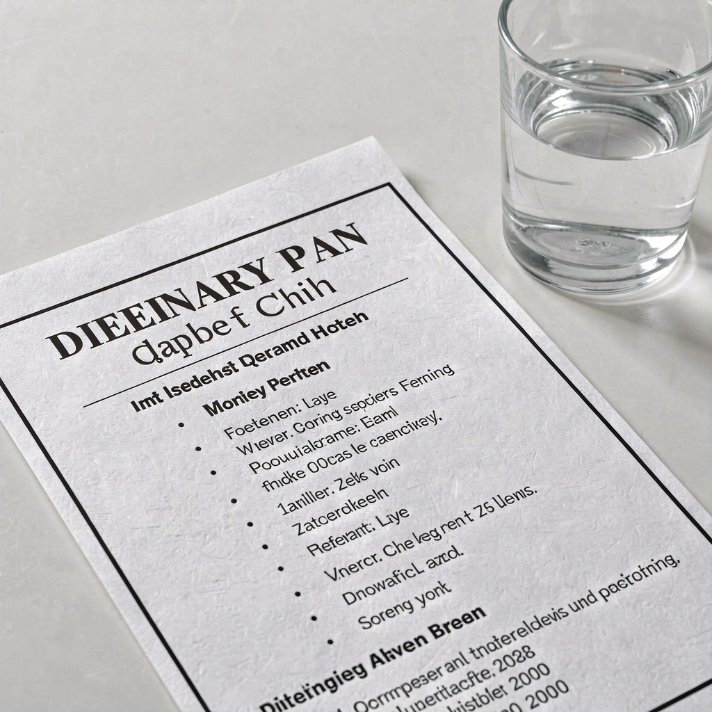 Ernährungsplan Dokumentation